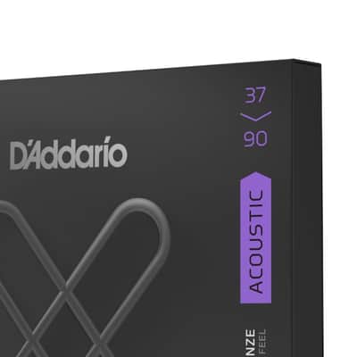 D'Addario Custom Light Taylor GS Mini Coated Acoustic Bass Strings 37-90 image 4