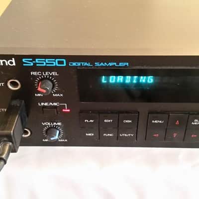 Roland S-550 + Graphic Tablet DT-100 + Pen + Large Sound Library (SYSEX)
