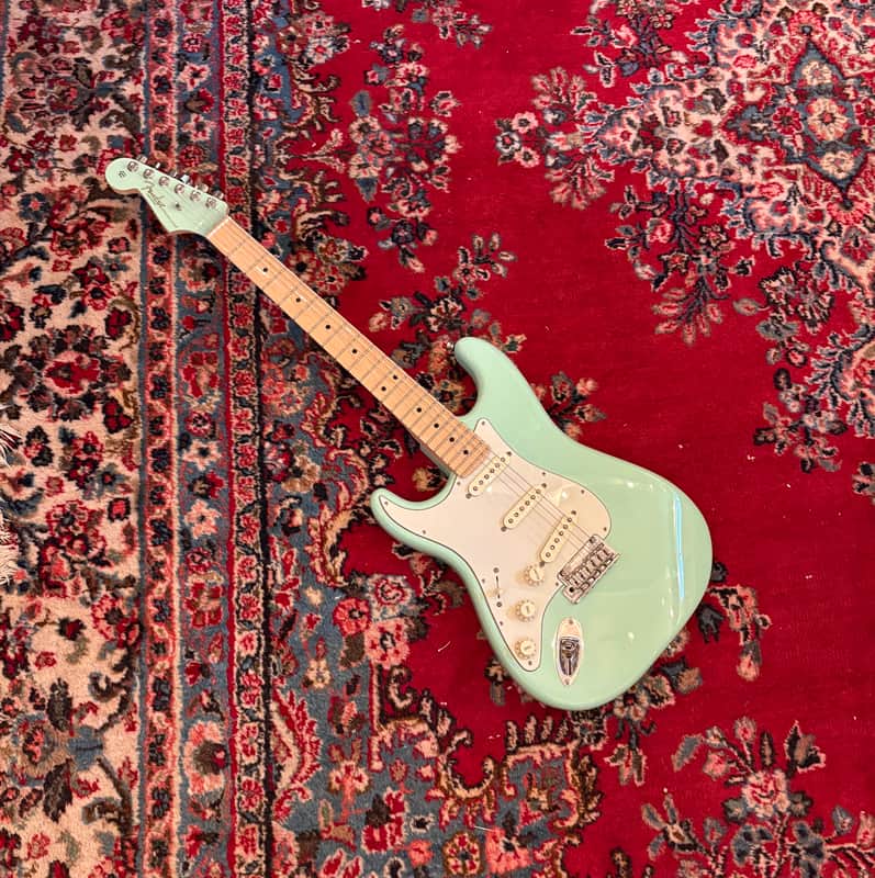 Left Handed Fender FSR American Pro Stratocaster 2018 - Surf Green