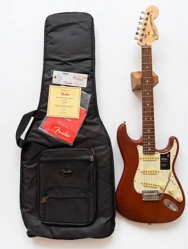 Fender American Performer Timber Stratocaster 2024 - 2-Color Sunburst image 1