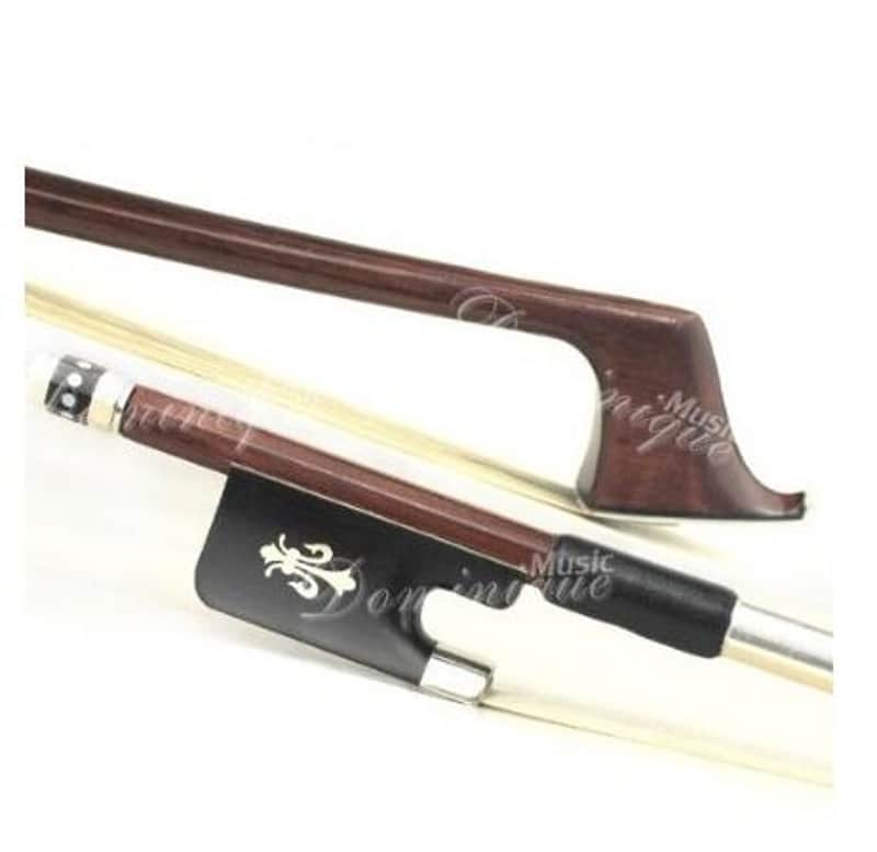 D Z Strad Cello Bow - Model 305 - Brazilwood Bow with Ebony Fleur-de-lis Frog image 1