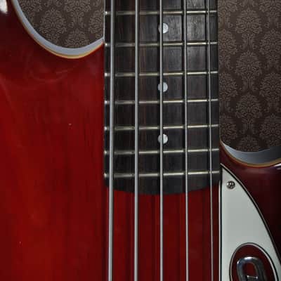 Duesenberg D-Bass Red 5 String Electric Bass With Custom Hardcase image 2