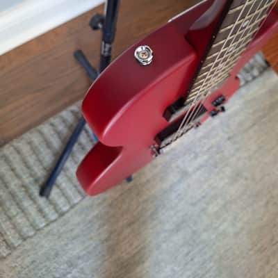 Epiphone Les Paul Special P-90 electric guitar in worn cherry image 4