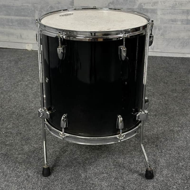 Used Yamaha Stage Custom Advantage Floor Tom 14x13 Black Lacquer
