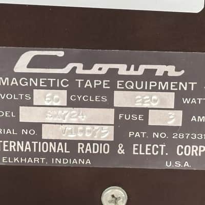 Crown SX724 - 4-Track Stereo Reel-to-Reel Recorder image 16