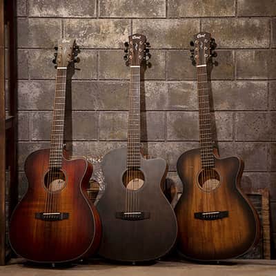 Cort COREOCOPLB Core Series Solid Mahogany Top 6-String Acoustic-Electric Guitar w/Deluxe Soft Case image 18