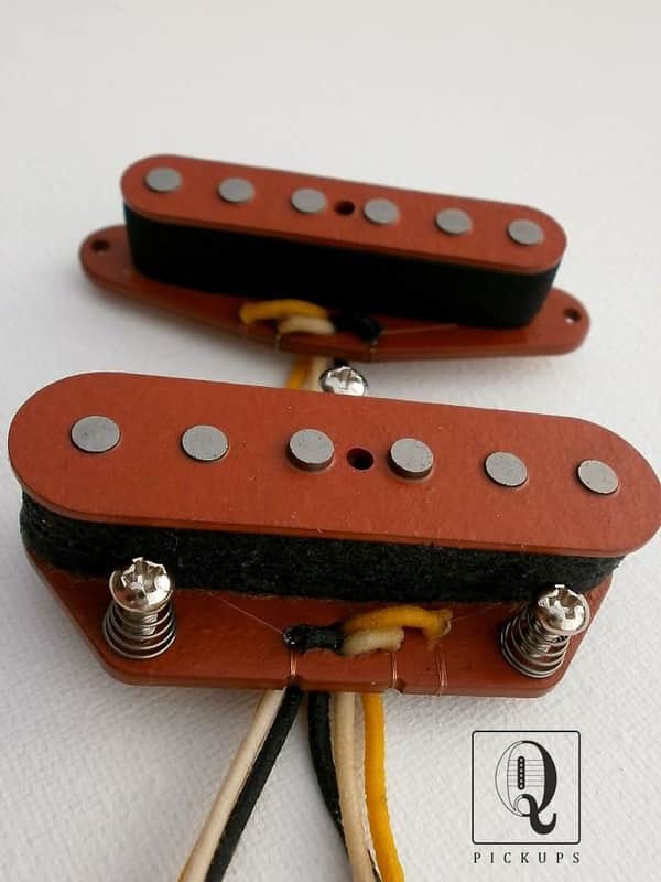 Telecaster Coil Tap Mixed A2/A5 HOT Pickups SET Custom Hand Wound Fits Fender by Q pickups image 1