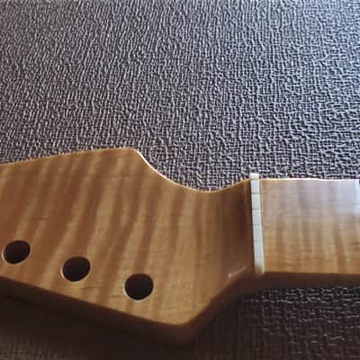Roasted 5A flame maple neck image 16