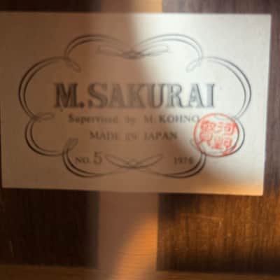 Masaki Sakurai No. 5 Classical Guitar – 1976 – 660mm – Vintage MIJ – Big Spanish Voice image 7