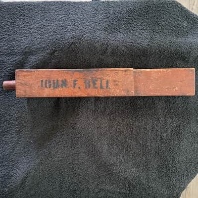 Leedy Real Tone Wood Whistle -  No. 7882 - Two-tone Locomotive Whistle (1915-1925) - Mahogany image 2