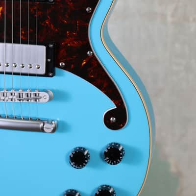 D'Angelico Premier Brandon "Taz" Niederauer Atlantic - Sonic Blue image 4