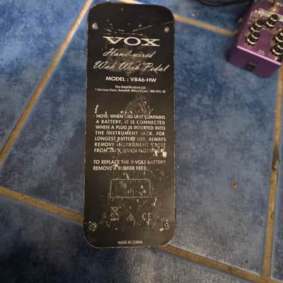 Vox V846HW Hand-Wired Wah 2011 - Present - Black image 4