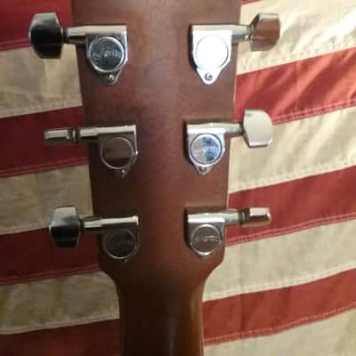 Martin DM Mahogany Dreadnought  2001 Natural *Under-saddle Pickup installed* OHSC image 15
