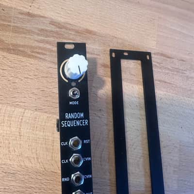 Rat King Modular Random Sequencer W/ Solid Black matte 4hp 3u to 1u Intellijel format adapter and screws/nuts included image 4
