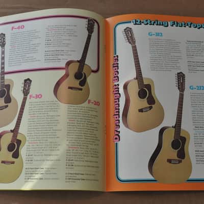Guild flat-top and classic guitars vintage catalog booklet brochure. 1976? image 6