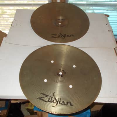 14 Zildjian QuickBeat HiHat Cymbals Super Clean ! image 3