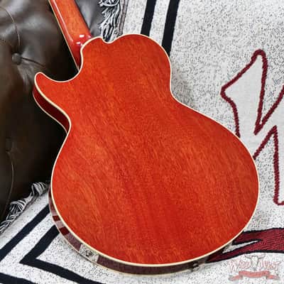 Collings SoCo Deluxe Premium Flame Maple Top Rosewood Fingerboard Lollar Low Wind Imperial Humbuckers Faded Cherry 7.15 LBS image 11
