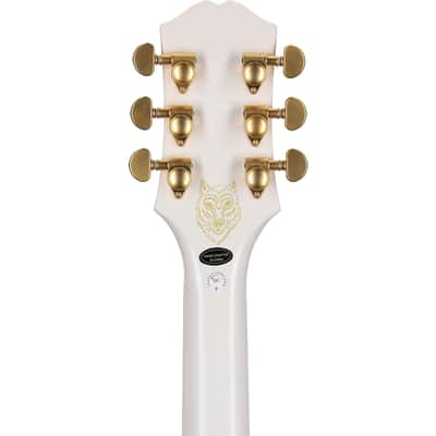 Epiphone Emily Wolfe White Wolfe Sheraton Electric Guitar (with Case) image 8