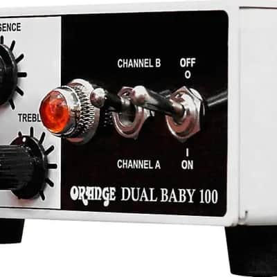 Orange Dual Baby 100 Guitar Head, 100W, Orange/Black image 3