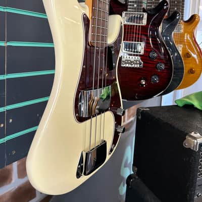 Fender American Original '60s Precision Bass Olympic White 2019 Electric Bass image 3