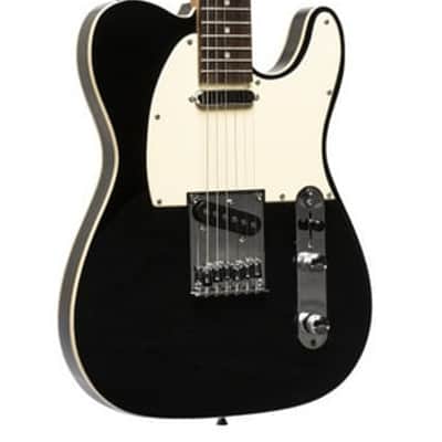 Stagg "T" Series Standard Electric Guitar, Gloss Black, Made in Korea image 7