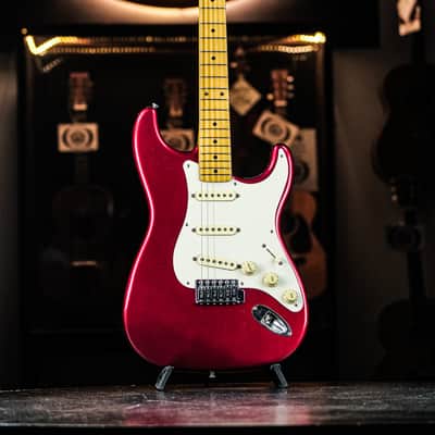 2001/2003 Fender Stratocaster ST-54 neck/ST-62 body MIJ candy apple red image 2