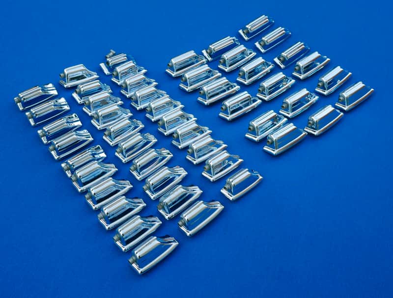 Rogers Beavertail Lugs Lot of 48 Tom Snare Bass 70s image 1
