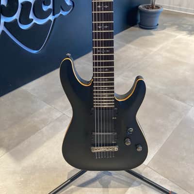 Schecter Demon-7 2018 - Present - Aged Black Satin image 4
