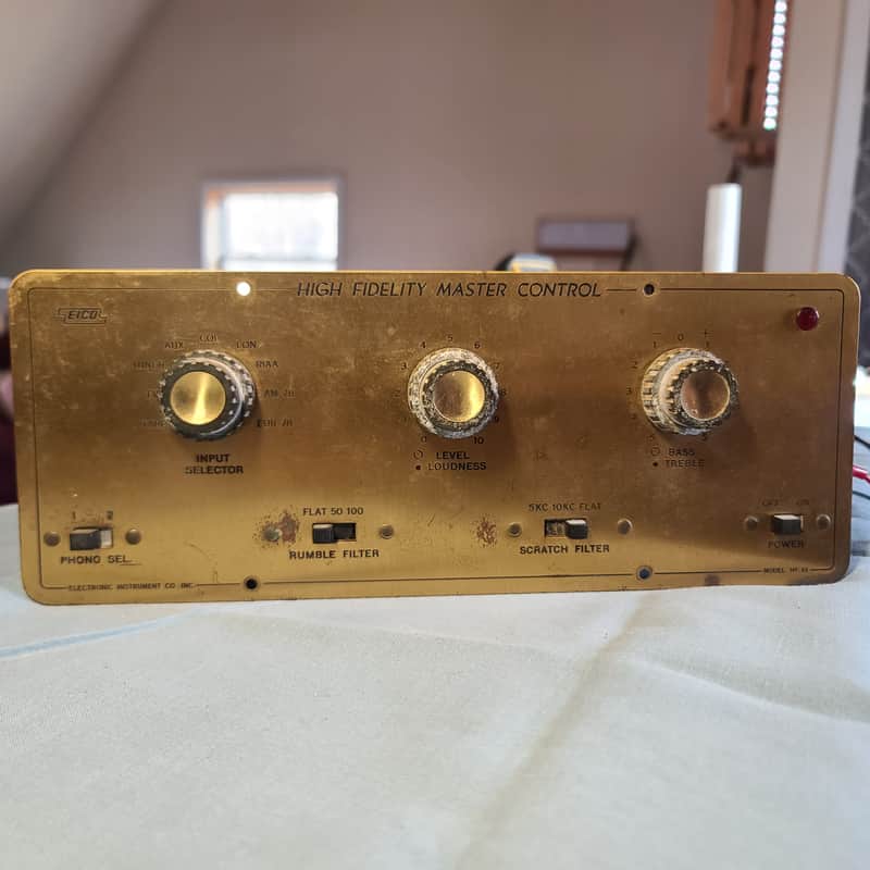Eico HF-61 1950s - gold brown