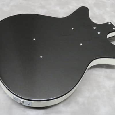 Danelectro 59DC Long Scale Bass Lefty (Black Pearl/w Black pickguard) image 6