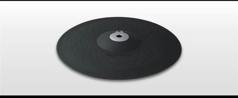 Yamaha PCY135 3-Zone 13" Electronic Cymbal Pad 2015 - Present - Black image 1