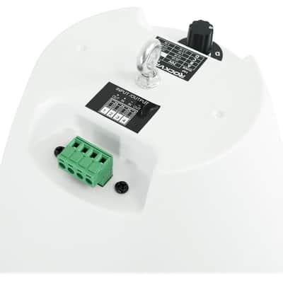 (6) Rockville PEN-65T White 6.5" 70V Commercial Hanging Pendant Speakers+Amp image 22