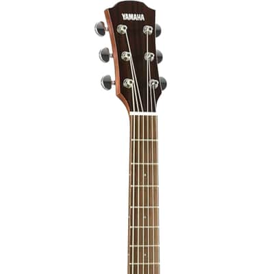 Yamaha Folk Cutaway Acoustic Electic Guitar - Rosewood - Vintage Natural image 5