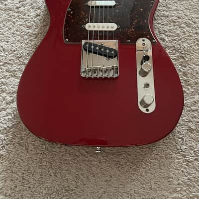 Fender Deluxe Nashville Telecaster 2004 MIM Candy Apple Red Modified Guitar image 2
