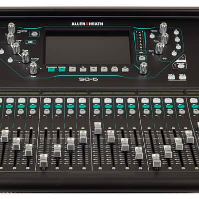 Allen & Heath SQ-6 48-Channel Digital Mixing Console 2017 - Present - Black image 1