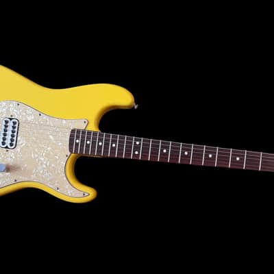 Original 2002 Fender Limited Tom Delonge Stratocaster Graffiti Yellow image 3