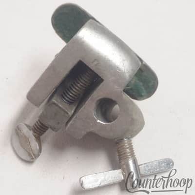 *Leedy & Ludwig Clamp-On Bass Drum Adjustable Spur Mount Solid Aluminum Vintage* image 3