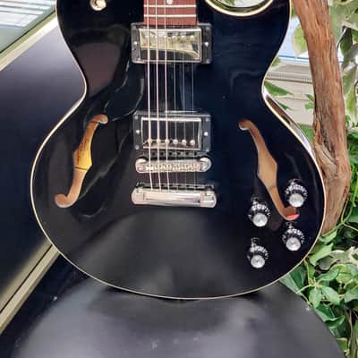 Gibson ES-235 2019 Gloss Ebony Semi-Hollow Electric Guitar image 4