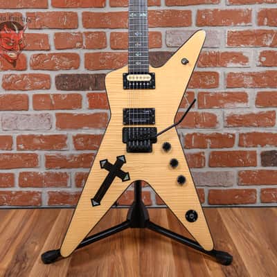 Washburn Boogie Street Guitars Limited The Cross Dimebag Darrell Signature Flame Maple Top Natural 2004 w/OHSC (Artist Owned)
