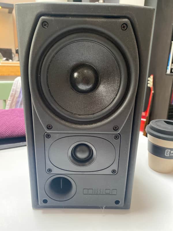 Mission Bookshelf Speakers 731 2-Way Reflex - Black