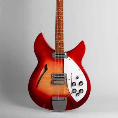 Rickenbacker Model 335 Semi-Hollow Body Electric Guitar (1966), ser. #FI-3126, original silver tolex hard shell case. image 1