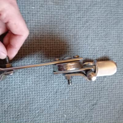 Japanese Bass Drum Rail Tom Mount Vintage 1960's Japanese Bass Drum Rail Tom Mount Vintage 1960's 60s - Chrome image 3