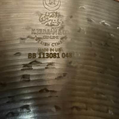 Zildjian 20" K Custom Medium Ride Cymbal Made in 2022 image 10