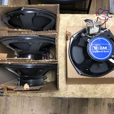 Muzak 6 inch Speaker PA Loudspeaker Black image 1