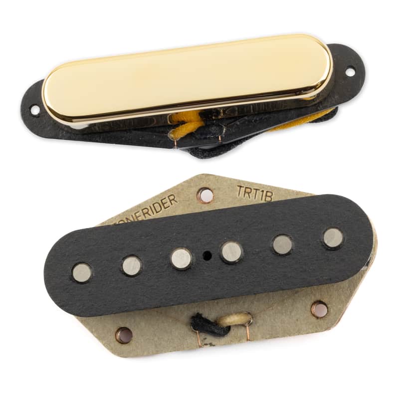 Tonerider Vintage Plus Tele pickup Set/Gold/Left handed image 1