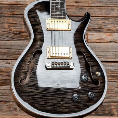 PRS 25th Anniversary SC Hollowbody II CB 10 Top Charcoal Burst 2010 image 8