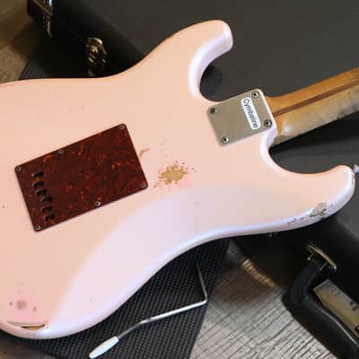 2026 LsL Instruments Saticoy Electric Guitar Metallic Pink on Sunburst Relic + OHSC image 13