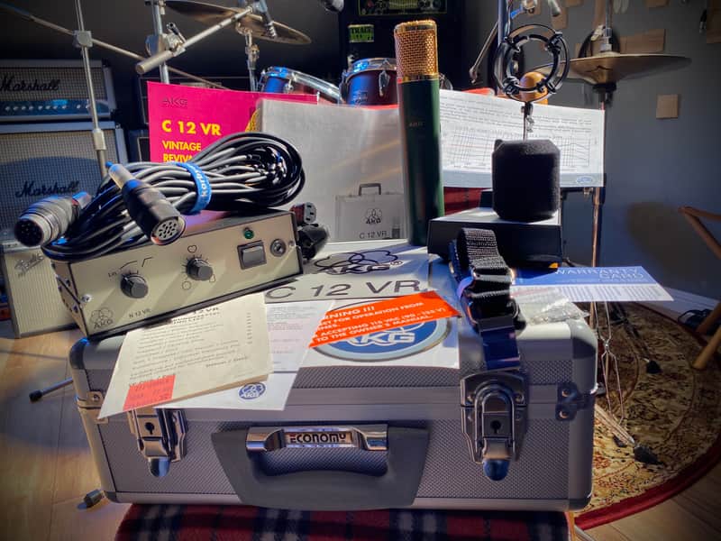 1998 AKG C12 VR Tube Condenser Microphone Full Set | Reverb Australia