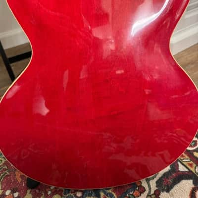 Gibson ES-335 Trini Lopez - Cherry - Diamond Electric Guitar Trini Lopez Reissue 2014 - Cherry image 2