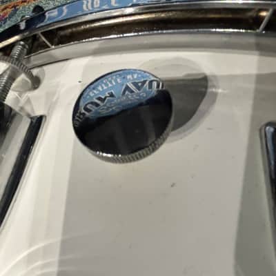 Ludwig - 8x14" 1970s 12 Lug Coliseum Classic Snare Drum, White Cortex image 7